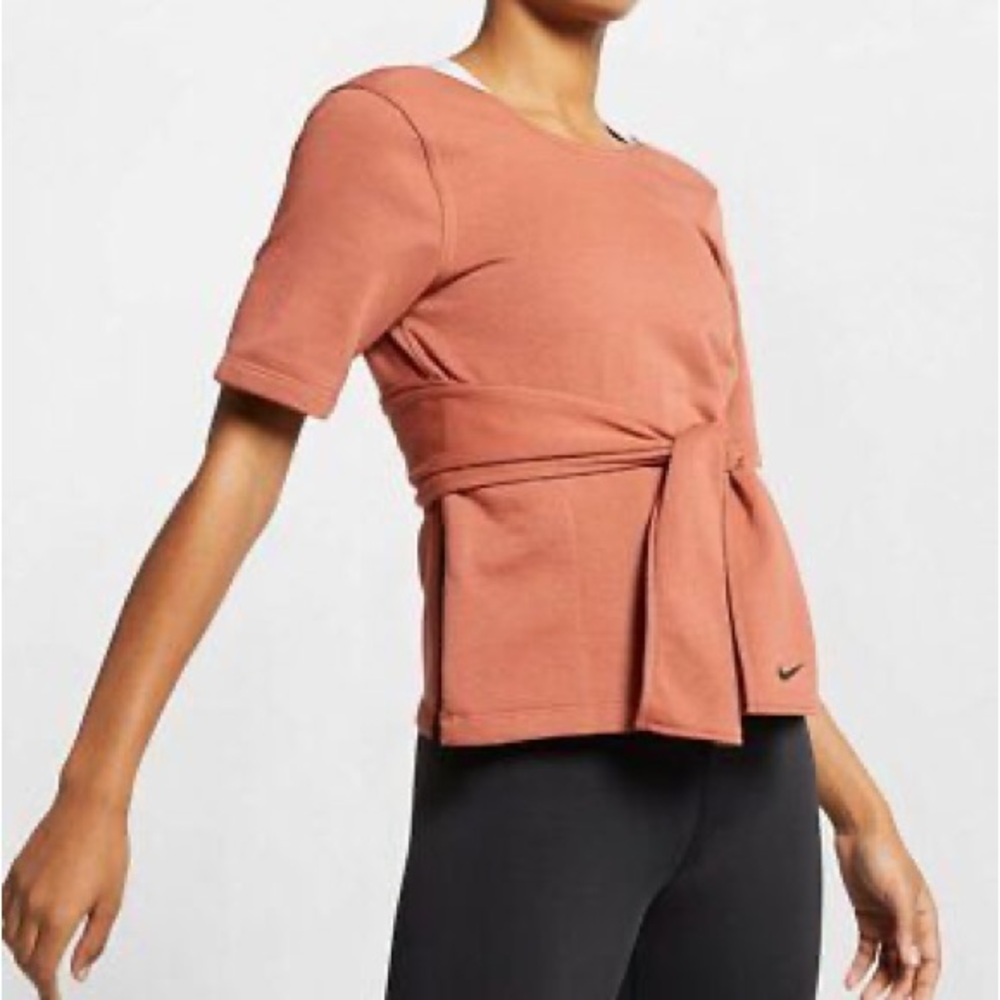 Nike Yoga wrap tie top